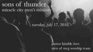 Sons of Thunder – Men’s Ministry – Love Ministries