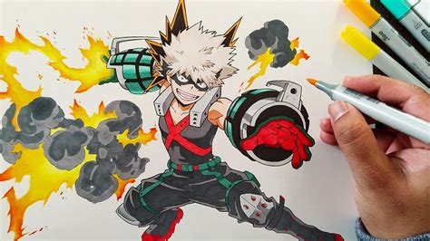 Bakugo Easy Drawing Tutorial