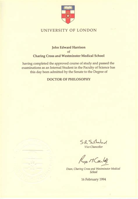 (PDF) PhD certificate | John Harrison - Academia.edu