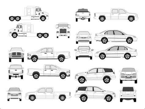 Free Vehicle Outlines Templates Dodge Journey