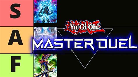 Updated Yugioh Master Duel Competitive Tier List Best Decks Ranked - YouTube