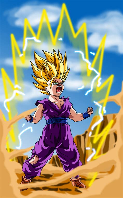 ssj 2 gohan rage by Animefreakazoid6 on DeviantArt