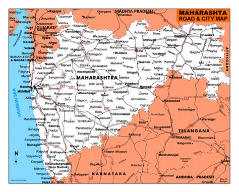 Maharashtra Map PDF Format Download - Infoandopinion