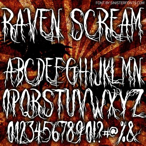 Pin by Олег "КОКОН" on A - Horror fonts and others | Creepy font, Tattoo fonts generator, Horror ...