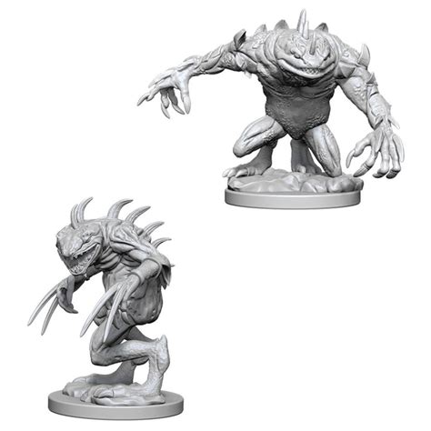 Dungeons & Dragons Miniatures (Grey Slaad and Death Slaad) RPG Minis ...