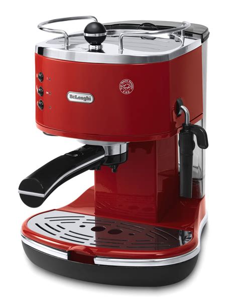 Delonghi Icona Espresso Machine in Red