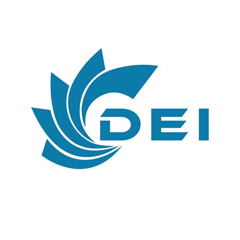 DEI letter design. DEI letter technology logo design on white background. 38342734 Vector Art at ...