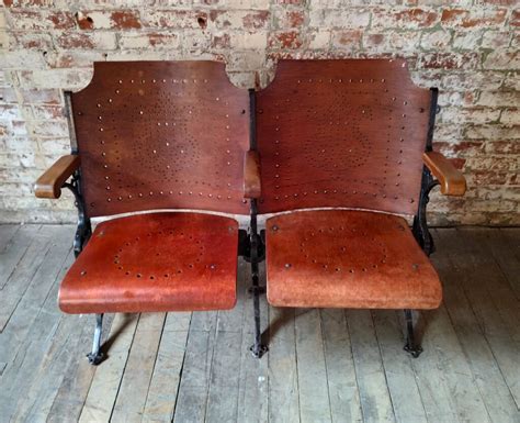 Antique Theater Seats - Vintage Industrial by Get Back, Inc