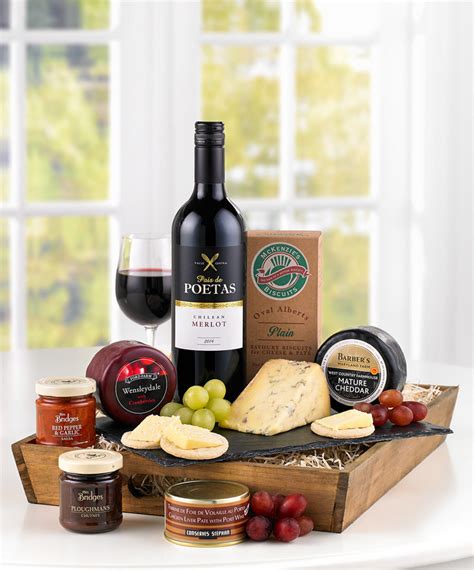 Gourmet Delights Cheese & Wine Hamper from Interflora : Fathers Day ...