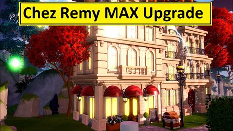 Chez Remy Restaurant MAX Upgrade Looks Fancy inside - Dreamlight Valley - YouTube