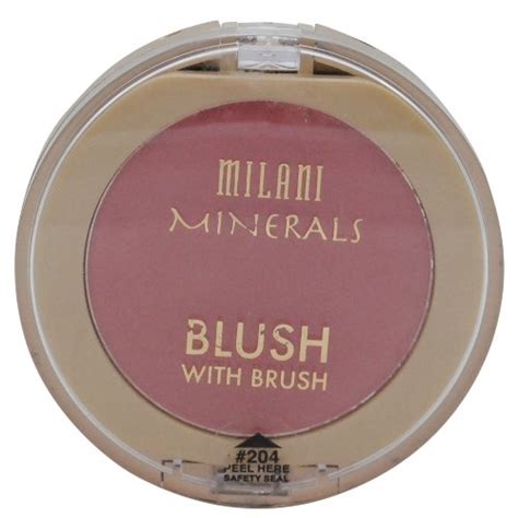 Amazon.com : Milani Minerals Blush with Brush : Eye Shadows : Beauty & Personal Care