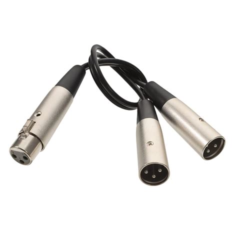 Amazon.com: BESTonZON 3 XLR Audio Cable XLR Male to Female Speaker ...