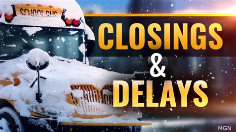 UPDATE: School Closures and Delays for Tuesday, Jan 16th - LocalNews8 ...