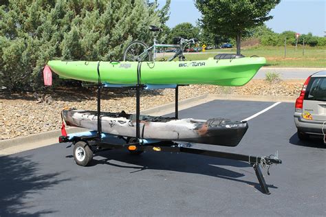 Multi-Sport Multi-Rack Kayak Trailer by Right On Durable Transporting ...