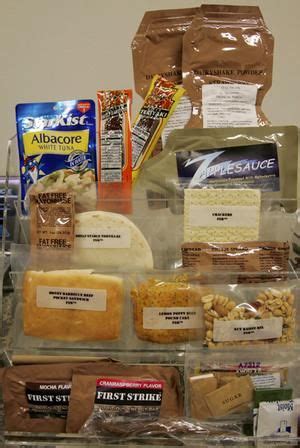 A First Strike Ration sample. | Mre food, Military food, Food rations