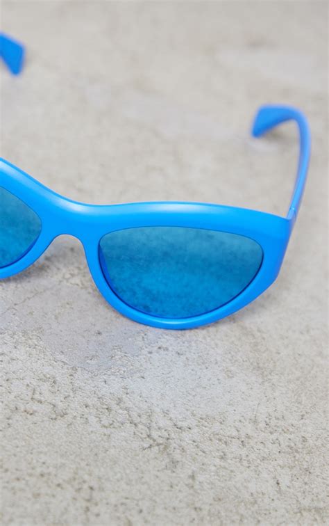 Blue Matte Frame Bluelens Cat Eye Sunglasses | Accessories ...