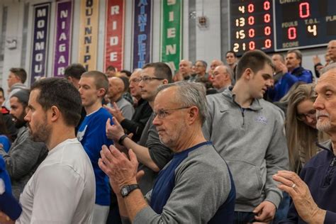 Smiles at UB vs Canisius basketball in Koessler Athletic Center