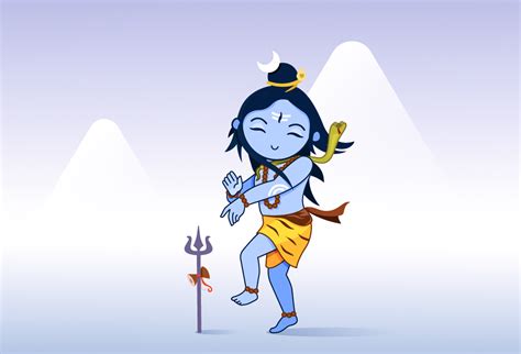 Shiva Cartoon God - diariosdeumapostcrosser