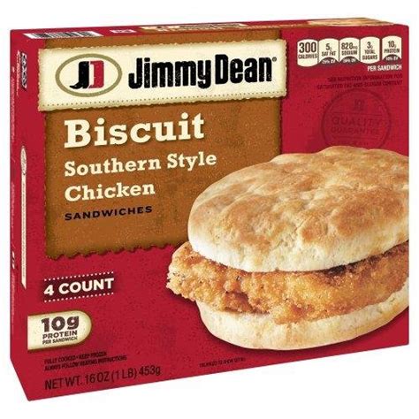 Jimmy Dean Chicken Biscuit Sandwich - Grocery Heart