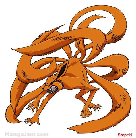 25 Easy Kurama Drawing Ideas - How to Draw Kurama