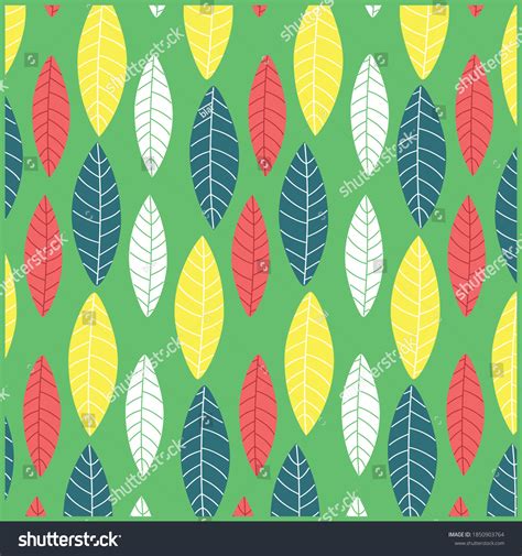 Design Background Nature Leaf Pattern Stock Vector (Royalty Free ...