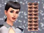 Mod The Sims - Dark Smokey Glitter Eyeshadow