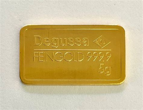 5 grams - Gold .999 - Degussa - Catawiki