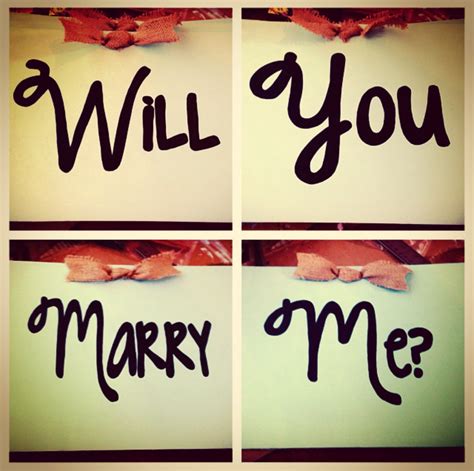 Will you marry me SIGNS