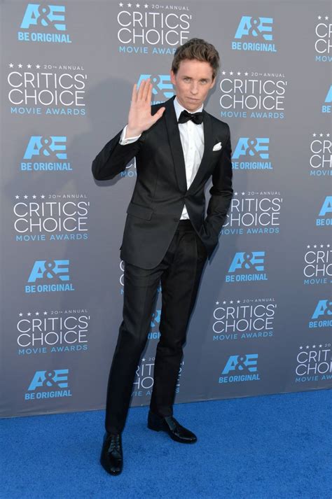 Eddie Redmayne in Valentino 2015 Critics’ Choice Movie Awards - FASHION ...