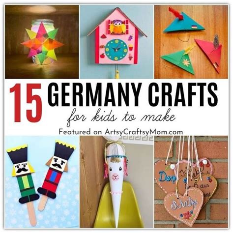 15 Grand Germany Crafts for Kids | Crafts for kids, Christmas in germany, Germany for kids