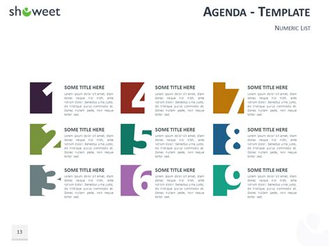 Table of Content Templates for PowerPoint and Keynote - Showeet