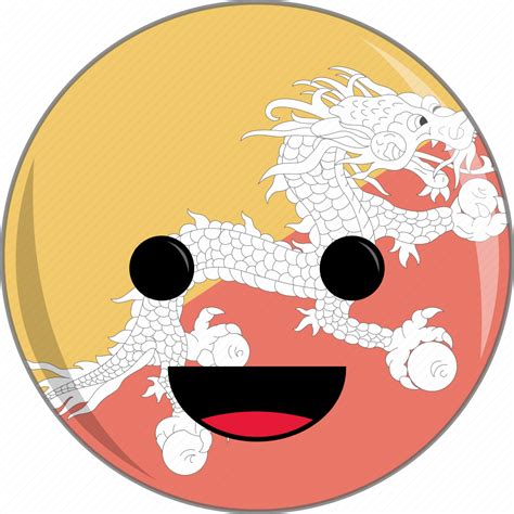 Awesome, bhutan, country, cute, dragon, face, flags icon - Download on Iconfinder