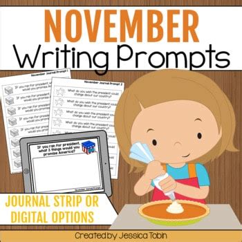 November Writing Prompts - Elementary Nest