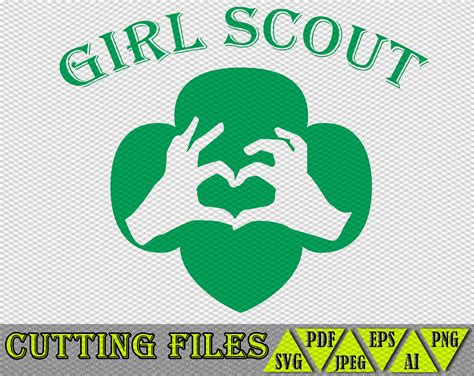 Instant Download Cut File Girl Scout Leader Circle Svg Pdf Png For ...