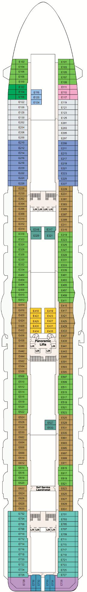 Sky Princess Deck Plans- Princess Cruises Sky Princess Cruises: Travel ...