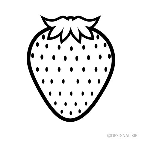 Strawberry Clip Art Black And White