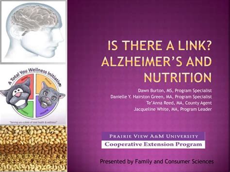 Alzheimers and Nutrition | PPT