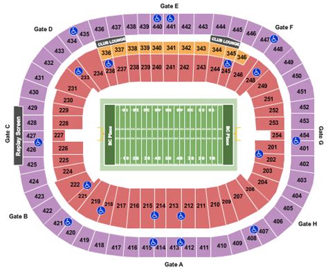 BC Place Stadium Tickets & Seating Chart - Event Tickets Center