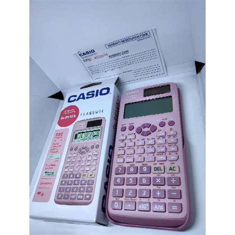 Casio fx-991EX / fx 991ex / fx991ex Scientific Calculator Color Black or Pink (pink limited ...