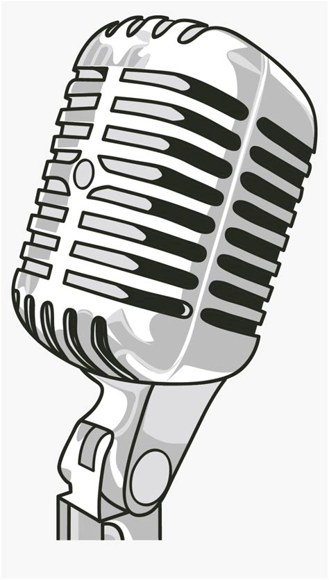 Radio Microphone Clip Art - Microphone Clipart, HD Png Download ...