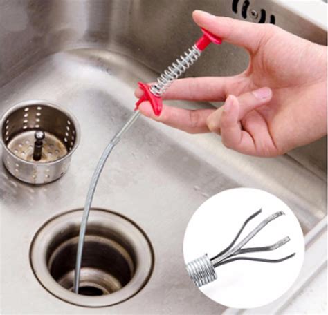 Drain Clean Sink Cleaning Hook Bathroom Floor Drain Sewer Dredge Device Tool: Amazon.co.uk ...