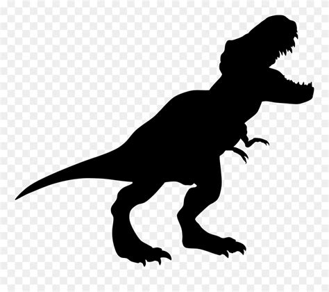 Dinosaur Black Clipart - Png Download (#5209631) - PinClipart