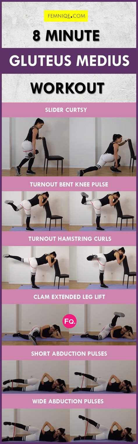 Gluteus Medius Exercises: 8 Minute To Rounder & Bigger Glute Curves ...