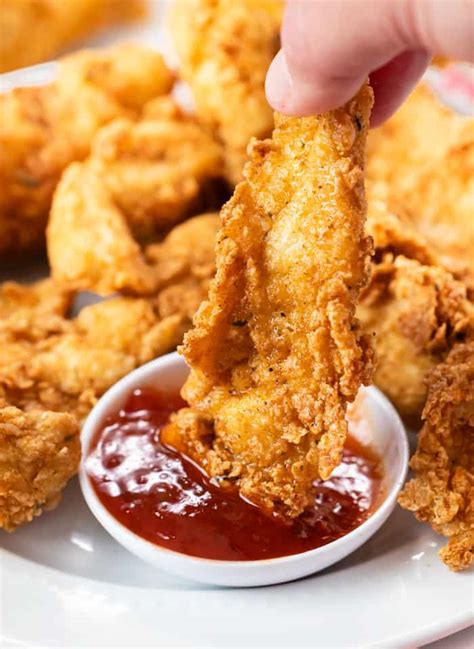 Fried Chicken Tenders - EXTRA CRISPY - The Cozy Cook