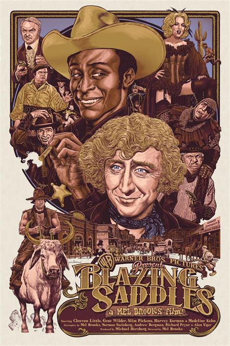 Blazing Saddles (1974) [756 x 1134] : r/MoviePosterPorn