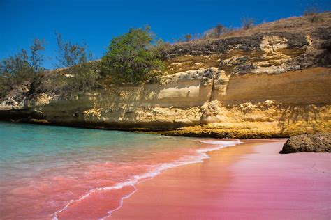 Travel: Indonesia's extremely rare pink beach