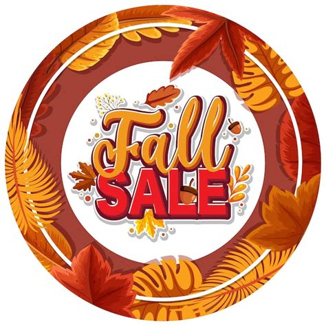 Premium Vector | Fall sale banner template