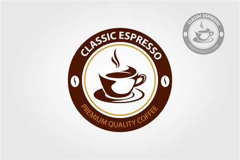 Classic Espresso vector logo template. Professional logo for coffee ...