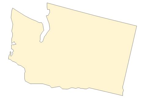 Washington State Outline Vector at GetDrawings | Free download