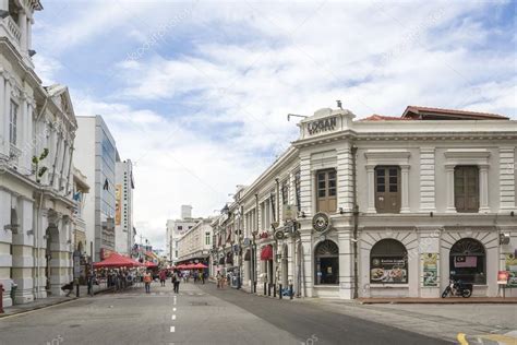 Georgetown, Penang, Malaysia - December 13, 2015: The Heritage of traditional Malaysian colonial ...